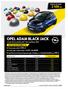 OPEL ADAM BLACK JACK Cennik. Rok produkcji 2017 / Rok modelowy 2018.