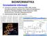 BIOINFORMATYKA. Gromadzenie informacji: