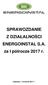 SPRAWOZDANIE Z DZIAŁALNOŚCI ENERGOINSTAL S.A. za I półrocze 2017 r.