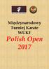 Międzynarodowy Turniej Karate WUKF Polish Open 2017