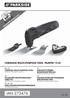 IAN CORDLESS MULTI-PURPOSE TOOL PAMFW 12 A1 AKKUKÄYTTÖINEN MONITOIMITYÖKALU CORDLESS MULTI-PURPOSE TOOL AKUMULATOROWE NARZĘDZIE WIELOFUNKCYJNE