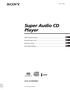 Super Audio CD Player