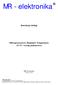 MR - elektronika. Instrukcja obsługi. Mikroprocesorowy Regulator Temperatury ST-55 wersja podstawowa. MR-elektronika Warszawa 1997