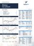 Miesiąc na rynkach SPIS TREŚCI: 4 września 2017 roku. Podsumowanie Chartbook Notowania rynkowe Wskaźniki rynkowe Wyceny funduszy