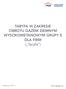 TARYFA W ZAKRESIE OBROTU GAZEM ZIEMNYM WYSOKOMETANOWYM GRUPY E DLA FIRM ( Taryfa )