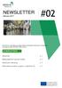 #02 NEWSLETTER. Marzec 2017 W NEWSLETTERZE. Aktualności p. 2. Międzyregionalna wymiana wiedzy p. 3. Aktualności z Warszawy p. 4