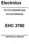 Electrolux EHC 3780 PYTA CERAMICZNA DO GOTOWANIA INSTRUKCJA OBSUGI