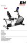 H650 TFR Ergo Dual. PRODUCENT: BH FITNESS EXERCYCLE S.L. P.O. BOX Vitoria Spain
