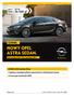 NOWY OPEL ASTRA SEDAN.