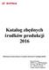 Katalog zbędnych środków produkcji 2016