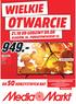 OTWARCIE WIELKIE OD GODZINY DO 50 KORZYSTNYCH RAT GŁOGÓW, UL. PONIATOWSKIEGO  mediamarkt.pl. Rozdzielczość Full HD