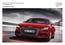 Ważne od: Rok produkcji: 2015 Rok modelowy 2015 Data modyfikacji: Cennik Audi TTS Coupé