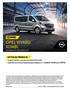 OPEL VIVARO KOMBI. Rok produkcji 2017 / Rok modelowy 2018.