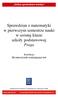 Sprawdzian z matematyki w pierwszym semestrze nauki w szóstej klasie szkoły podstawowej Praga. Instrukcja dla nauczyciela oceniającego test