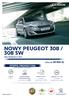 NOWY peugeot 308 / 308 SW