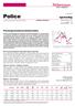 Police. sprzedaj. Przewaga kosztowa konkurentów. przemys³ chemiczny. W IV kwartale pozytywnie zaskoczy³y jedynie przychody