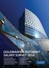 GOLDMAN RECRUITMENT SALARY SURVEY 2016