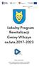 Lokalny Program Rewitalizacji Gminy Wilczyn na lata