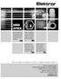 Elektror High Pressure Blowers - Operating and Assembly Instructions for Explosion-protected Model in accordance with Directive 2014/34/ EC