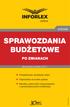 SPRAWOZDANIA BUDŻETOWE