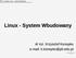 Linux - System Wbudowany