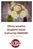 Oferta weselna Akademii Sztuki Kulinarnej ANMARK