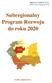 Subregionalny Program Rozwoju do roku 2020 Kraków, sierpień 2015 r.