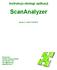 ScanAnalyzer. Instrukcja obsługi aplikacji. Producent: THSoft Tomasz Hutnik Tel: