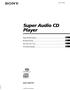 Super Audio CD Player