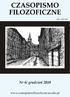 CZASOPISMO FILOZOFICZNE.  nr 6 grudzień 2010