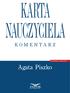 karta nauczyciela Komentarze praktyczne Agata Piszko