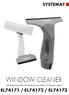 WINDOW CLEANER CZ- Návod k použití / SK- Návod na použitie / PL- Sposób użycia EL74171 / EL74172 / EL74173