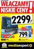 2299, 799, 4GB  DOTYKOWY EKRAN. Procesor Intel Core i3-6006u. Smartfon Y7 Cena obowiązuje od r.