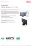 Data Sheet Fujitsu Monitor L27T-1 LED