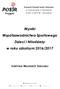 Wyniki Współzawodnictwa Sportowego Dzieci i Młodzieży w roku szkolnym 2016/2017