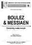 JM Rektor prof. dr hab. Klaudiusz Baran. Koncert Studium Muzyki Nowej BOULEZ & MESSIAEN. Demiurdzy nowej muzyki