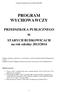 Program wychowawczy na rok szkolny 2013/2014 PROGRAM WYCHOWAWCZY. PRZEDSZKOLA PUBLICZNEGO W STARYCH BUDKOWICACH na rok szkolny 2013/2014