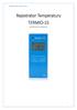 Rejestrator Temperatury TERMIO-15 INSTRUKCJA OBSŁUGI