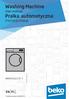 Washing Machine. Pralka automatyczna. User manual EN PL WKB PL Y. Document Number: