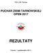 PUCHAR ZIEMI TARNOWSKIEJ OPEN 2017 REZULTATY