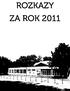 Rozkaz L. 1/2011. Wyjątki z rozkazu komendanta chorągwi L. 1/2011 z dnia r.