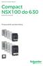 Compact NSX100 do 630 Wyłączniki i rozłączniki