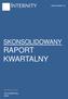 GRUPA INTERNITY S.A. SKONSOLIDOWANY RAPORT KWARTALNY