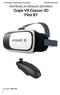 Gogle VR Glasses 3D Pilot BT