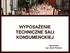 WYPOSAŻENIE TECHNICZNE SALI KONSUMENCKIEJ. Opracował: mgr Jakub Pleskacz