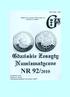 GDAŃSKIE ZESZYTY NUMIZMATYCZNE Nr 92 grudzień 2010 r.