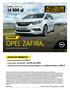 zł * CENNIK OPEL ZAFIRA. AKTUALNA PROMOCJA. ZAFIRA z rabatem do: