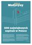 szpitali w Polsce 500 największych ISSN