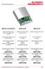 MCS-N-RF. Sistema di controllo remoto schermi con RF. Control System RF for screen