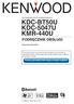 KDC-BT50U KDC-5047U KMR-440U